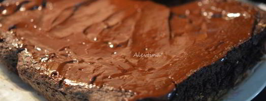 брауни пшеничный в шоколадной глазури. Шаг 5