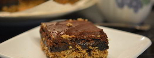 брауни пшеничный в шоколадной глазури. Шаг 6