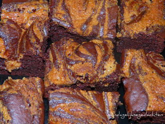 Рецепт брауни с арахисовым вкраплением