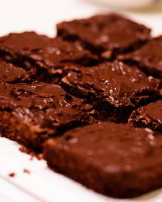 Брауни с какао в глазури