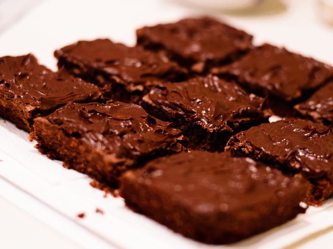 Рецепт брауни с какао в глазури