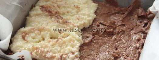 брауни с кокосовой прослойкой. Шаг 5