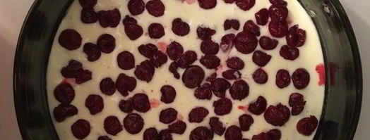 брауни с творогом и вишней. Шаг 4