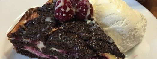 брауни с творогом и вишней. Шаг 5