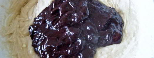 брауни с творожно-вишневой начинкой. Шаг 5