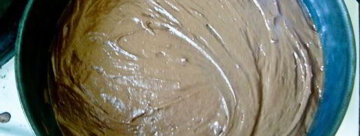 брауни с творожно-вишневой начинкой. Шаг 6