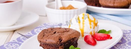 брауни с жидким шоколадом внутри. Шаг 12