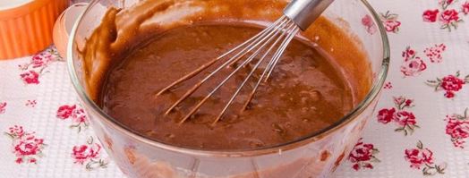 брауни с жидким шоколадом внутри. Шаг 7