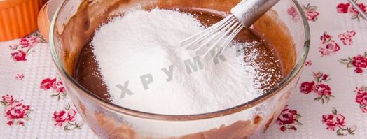 брауни с жидким шоколадом внутри. Шаг 8