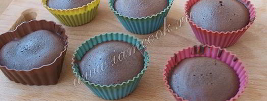 горячие шоколадные пирожные. Шаг 8