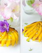 Карибские пирожные с кокосовым кремом