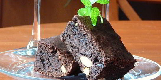 Кофейно-ореховые брауни