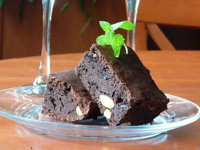 Рецепт кофейно-ореховых брауни