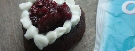 мини-пирожные черный лес. Шаг 7