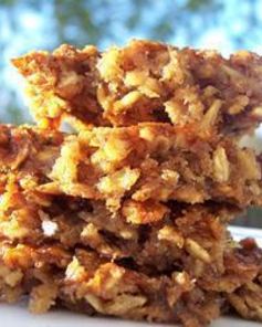 Низкокалорийные овсяные пирожные с бананом