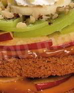 Пирожное Башенки со сгущенным молоком и фруктами