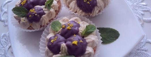 пирожное фиалки. Шаг 8