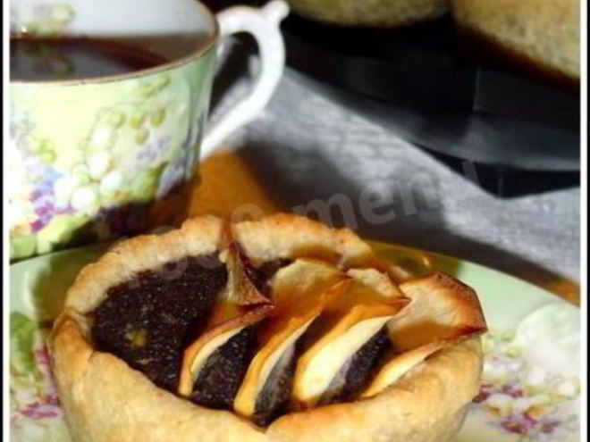 Рецепт пирожного с маково-яблочной начинкой