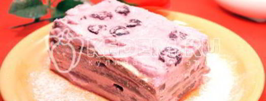 пирожное с вишней. Шаг 7