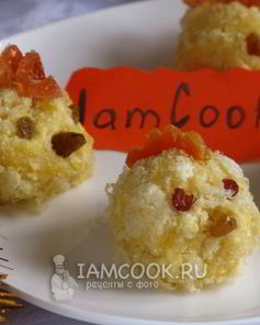 Пирожное Цыплята с кукурузными палочками