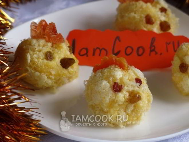 Рецепт пирожного цыплята с кукурузными палочками