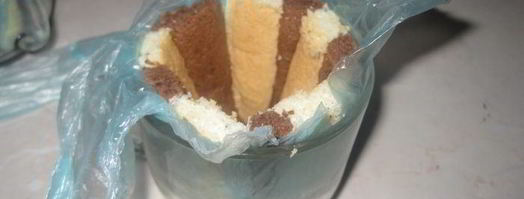 пирожные кофейный мусс. Шаг 9