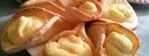 пирожные лепестки с кремом. Шаг 6