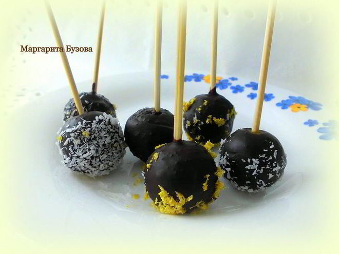 Рецепт пирожных на палочке