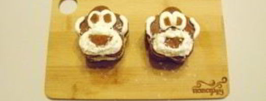 пирожные обезьянка. Шаг 13