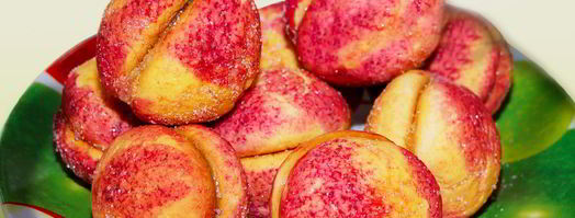 пирожные персики. Шаг 11