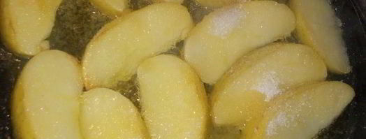 пирожные с карамельными яблочками и белковым кремом подарок для себя. Шаг 8