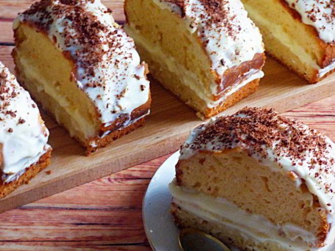 Рецепт пирожных с кремом из сыра маскарпоне