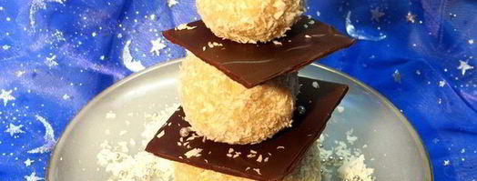 пирожные танцующие ванильные снежки. Шаг 7