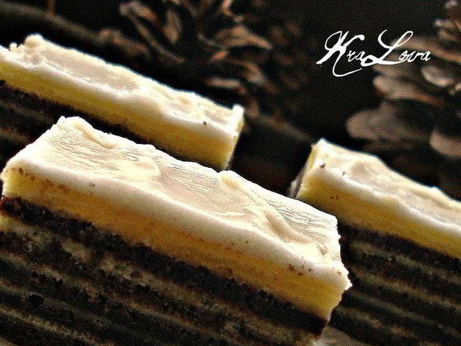 Рецепт полосатых пирожных