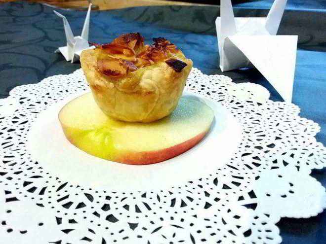 Рецепт португальского пирожного натас с яблоками