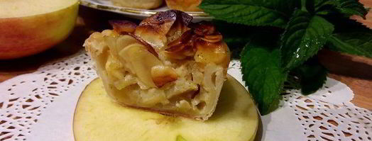 португальское пирожное натас с яблоками. Шаг 14