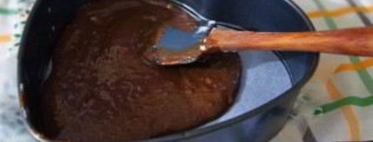 шоколадный брауни с творогом и вишней. Шаг 5