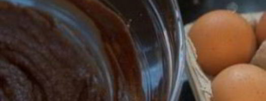 шоколадные пирожные с грецкими орехами. Шаг 2