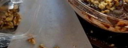 шоколадные пирожные с грецкими орехами. Шаг 4