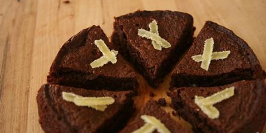 Шоколадные пирожные с имбирем