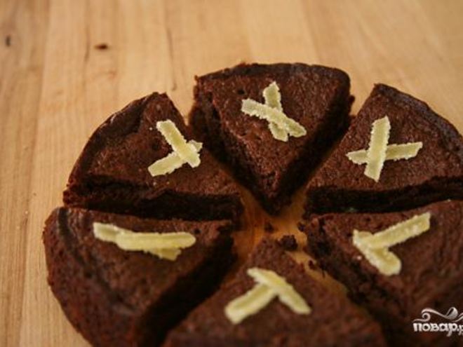 Рецепт шоколадных пирожных с имбирем
