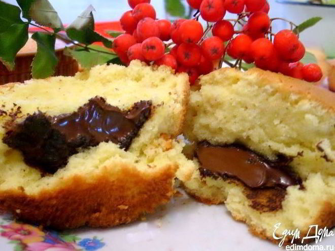 Рецепт сливочного пирожного с шоколадом
