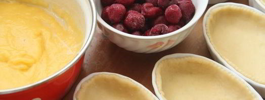 сливочное пирожное с вишней. Шаг 5