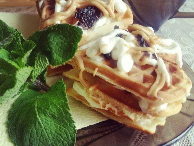 Рецепт вафельного пирожные фантазия