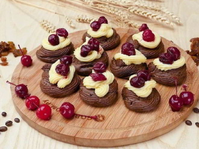 Рецепт заварных пирожных со сливочным кремом