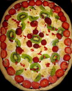 Фруктово-ягодная пицца