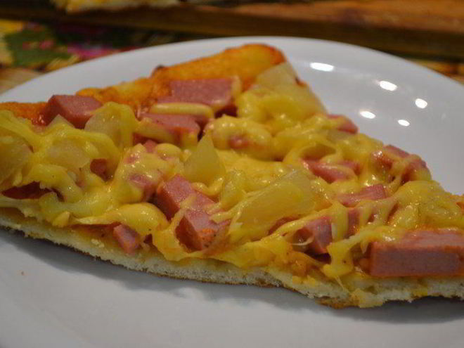 Рецепт гавайской пиццы