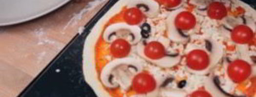 легкая пицца с хрустящей корочкой. Шаг 4