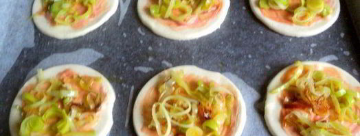 мини-пицца с грибами и ветчиной. Шаг 6