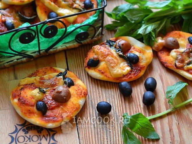 Рецепт мини-пиццы